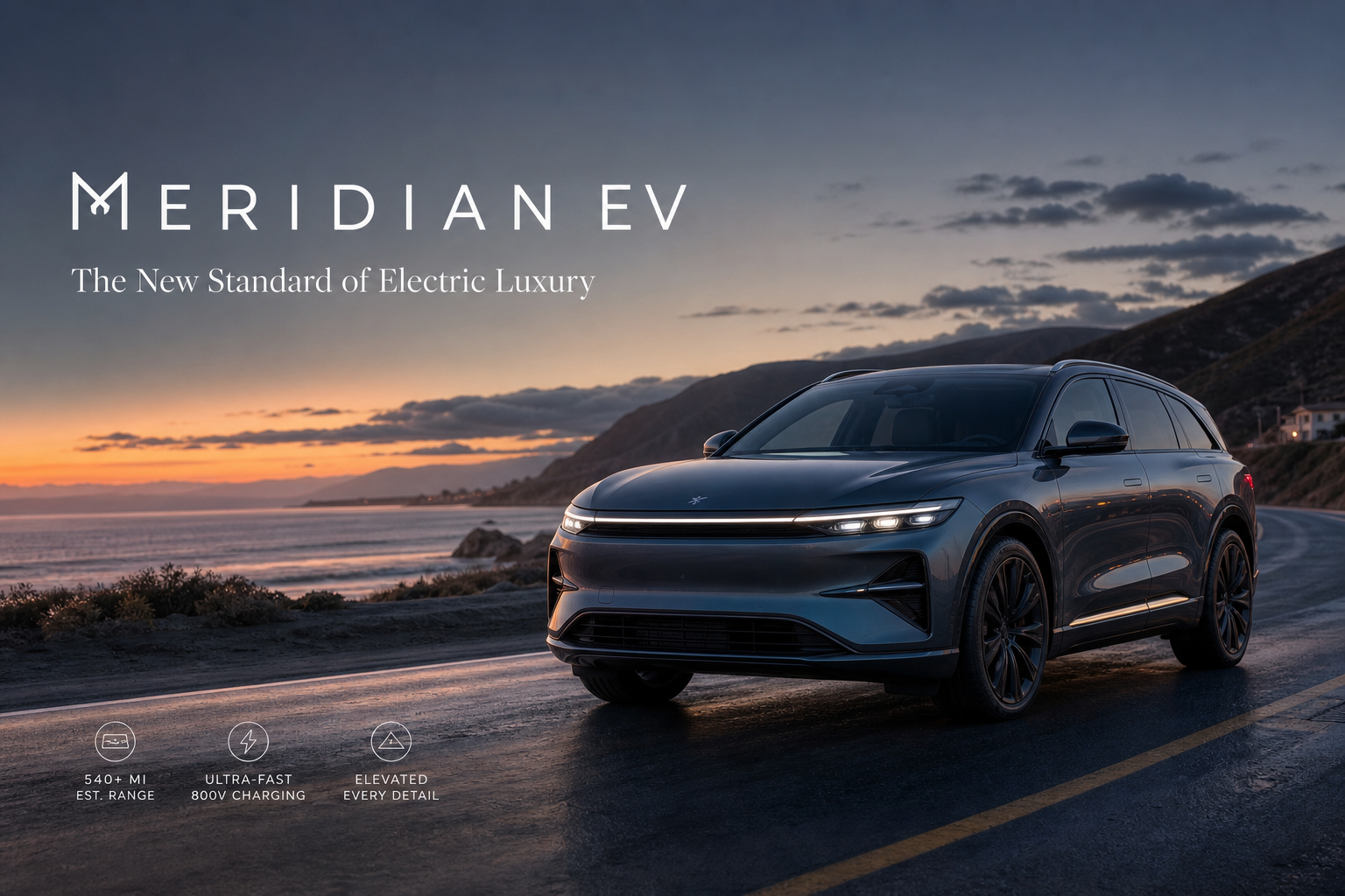 Meridian EV — SUV eléctrico premium